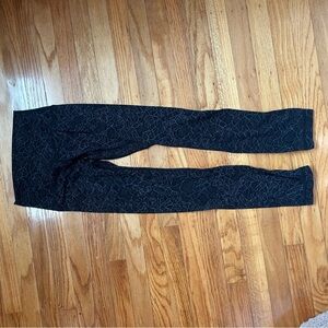 lululemon athletica Black Patterned Leggings